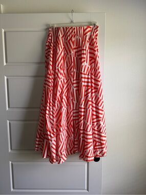 Ces Femme Abstract Flowy Maxi Skirt